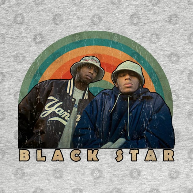 Black Star Retro Vintage by TuoTuo.id